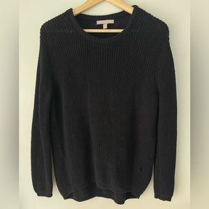 Banana Republic Cable Knit Black Sweater